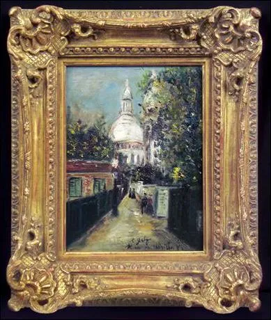Quel peintre a reprsent 'Le Sacr Coeur de Montmartre' ?