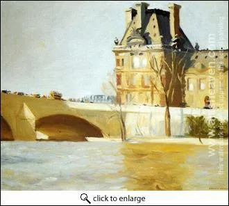 Quel peintre amricain a reprsent 'Le Pont Royal' ?