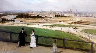 Quelle peintre a reprsent 'Vue de Paris depuis le Trocadro' ?