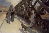 Quel peintre a reprsent 'Le pont de l'Europe' ?