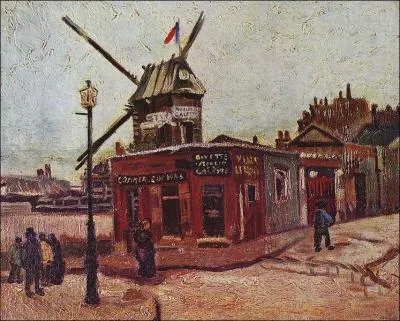 Quel peintre nerlandais a reprsent 'Le Moulin de la Galette' ?