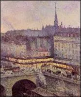 Quel peintre a reprsent 'La Sainte Chapelle ' ?