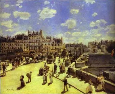 Quel peintre a reprsent 'Le Pont Neuf' ?