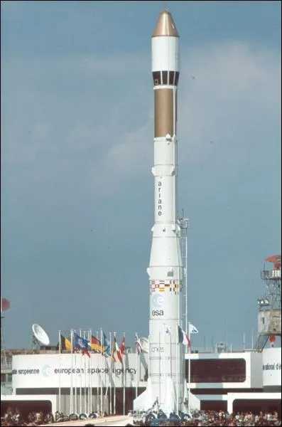 La premire fuse Ariane a t lance en :