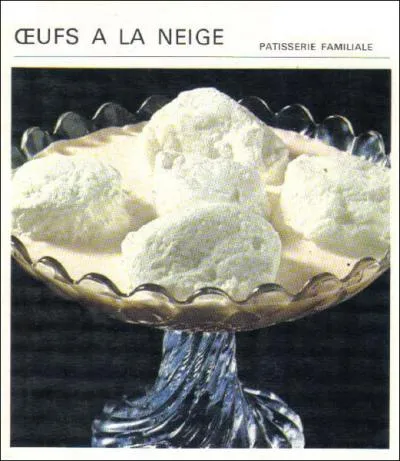 Les oeufs  la neige sont des blancs d'oeuf cuits accompagns de crme anglaise. Ce dessert est galement appel :