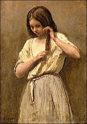 Qui a peint 'Jeune fille  sa toilette' ?