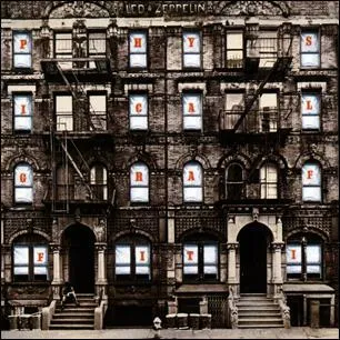Quel groupe revient en 1975 avec le double album ''Physical Graffiti'' ?