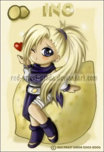 Je suis la plus grande rivale de Sakura, je suis Ino :