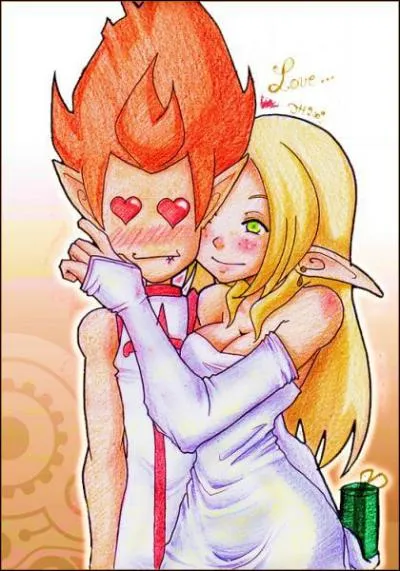 Ah les amoureux ! Ils s'appellent... .