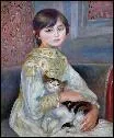 Qui a peint Julie manet ou l'enfant au chat ?