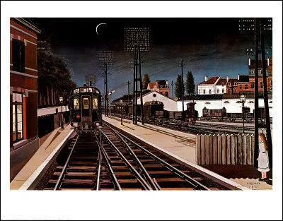 Qui a peint 'Trains du soir' ?