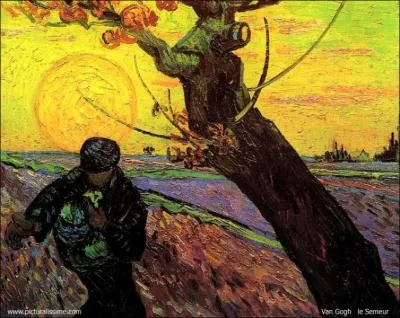 Qui a peint Le semeur au coucher du soleil ?