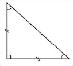 Combien mesurent les angles opposés à l'angle droit dans un triangle rectangle isocèle ?