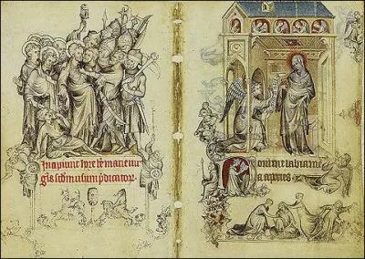 Quelle est la date de cette oeuvre de Jean Pucelle (livre d'heures de Jeanne d'Evreux) ?