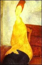Qui a peint Jeanne Hebuterne en chandail jaune ?