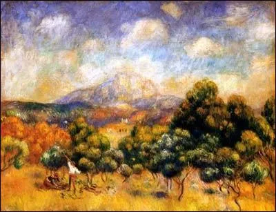 Qui a peint 'La montagne Sainte Victoire' ?