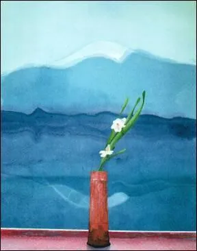 Qui a peint 'Mont Fuji et fleurs' ?