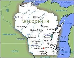 Quelle est la capitale administrative du 'Wisconsin' ?