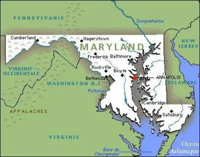 Quelle est la capitale administrative du 'Maryland' ?