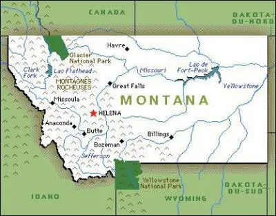 Quelle est la capitale administrative du 'Montana' ?