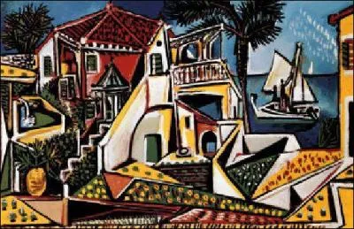 Qui a peint Paysage m�diterran�en ?