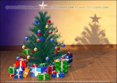 L'apparition du sapin de nol :