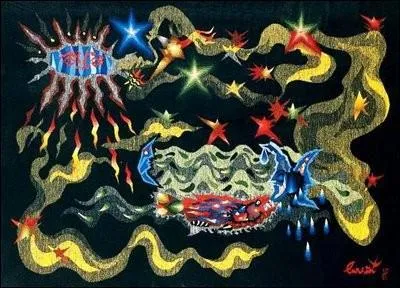 Cette tapisserie moderne est l'oeuvre du principal rnovateur de la tapisserie au XX sicle (1892-1966) :