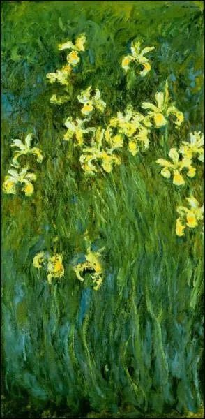 Qui a peint 'Les iris jaunes' ?