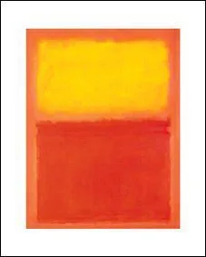 Qui a peint 'Orange et jaune' ?