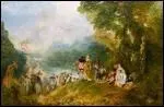 Le tableau 'Plerinage  l'le de Cythre' a t peint par Watteau.