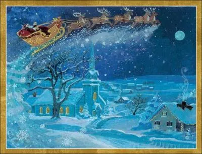 'Coeur battant, joues roses, / Prs d'la chemine, / Les enfants dposent /Leurs petits souliers'. Dans quel chant retrouve-t-on ces paroles ?