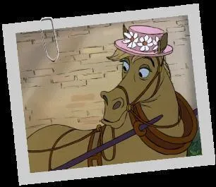 Comment s'appelle le cheval ?