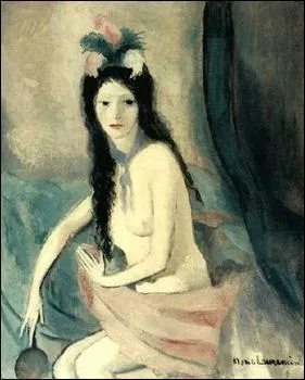 Quelle peintre a ralis 'Nu au miroir' ?