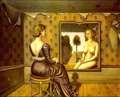 Quel peintre a ralis 'Femme au miroir' ?