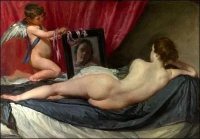 Quel peintre a ralis 'Vnus au miroir' ?