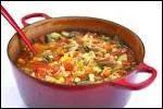 Que ne faut-il surtout pas oublier dans le minestrone, ce potage aux lgumes ?