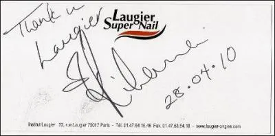 De qui est cet autographe ?