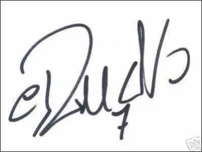 De qui est cet autographe ?