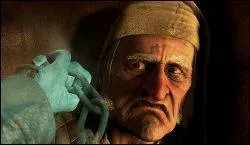 Qui vient rendre visite au vieux Scrooge, la veille de Nol, dans Le Drle de Nol de Scrooge ?