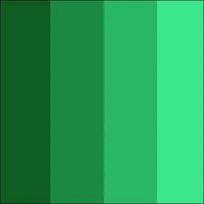 Le ... . est la couleur de la nature