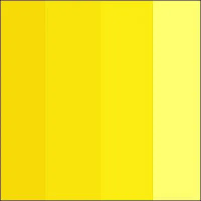 Le ... est la couleur du soleil