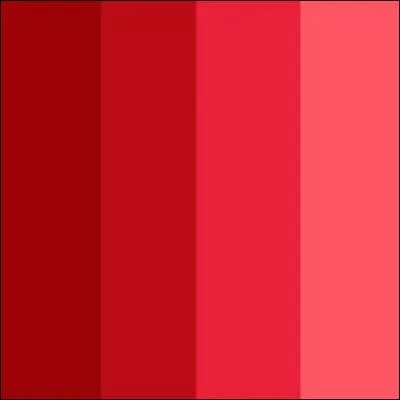 Le ... est la couleur du sang