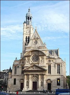 Bel difice, de la montagne Sainte-Genevive c'tait l'glise des coliers de la Sorbonne