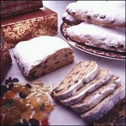 Dans quel pays dguste t-on en fin de repas le Christstollen ( un gteau recouvert de sucre glace ) ?