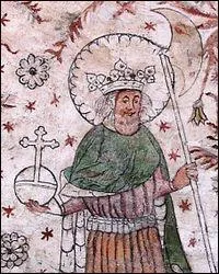 Roi de Norv�ge canonis� apr�s s'�tre converti au christianisme en 1016 /