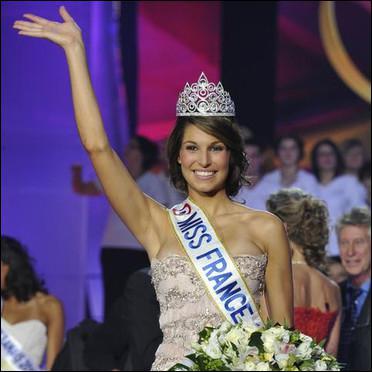 Télévision : elle a été élu Miss France 2011 en décembre. Félicitations à...