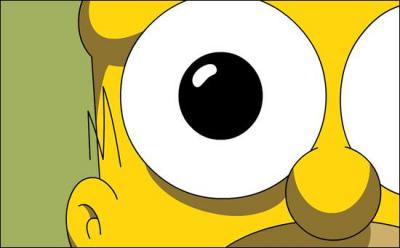 Homer, je rve ou ton oeil ressemble  un...