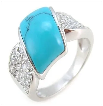 Quelle pierre est sertie sur cette bague ?