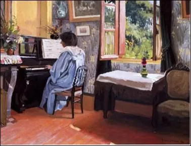 Qui a peint 'Femme au piano' ?