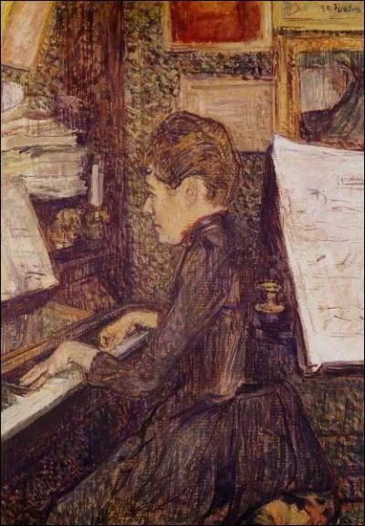 Qui a peint 'Mlle Dihau au piano' ?